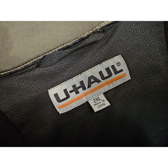 U-Haul Men’s Employee Jacket - Size 2XL - Reflective Zip-Up - Green - Picture 8 of 16